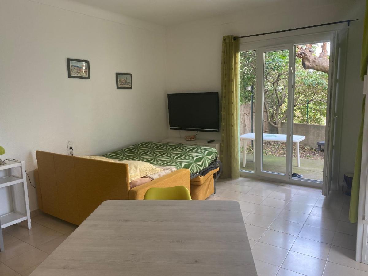 Studio Avec Parking Et Exterieur A 2 Min De La Plage Argelès-sur-Mer Dış mekan fotoğraf